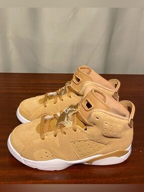 Nike Air Jordan 6 Retro PS Wheat ‘Golden Harvest’ Pack Boys 13.5 New Other